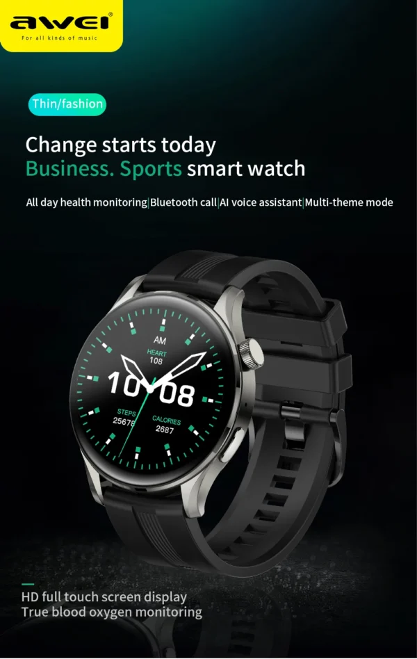 AWEI Smartwatch (H12) overview