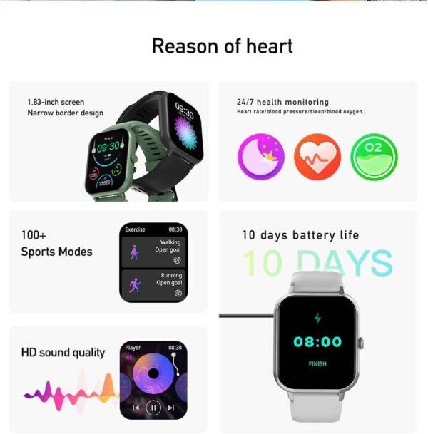 AWEI Smartwatch (H25) health