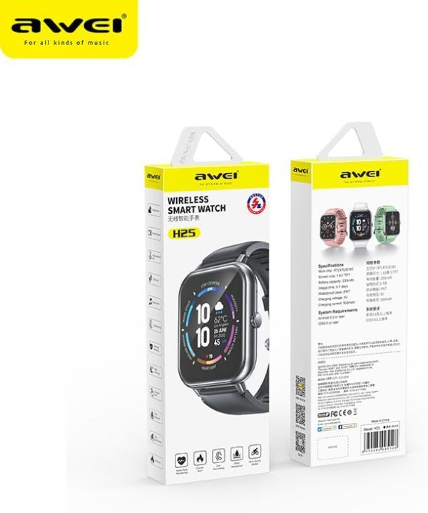 AWEI Smartwatch (H25) overview