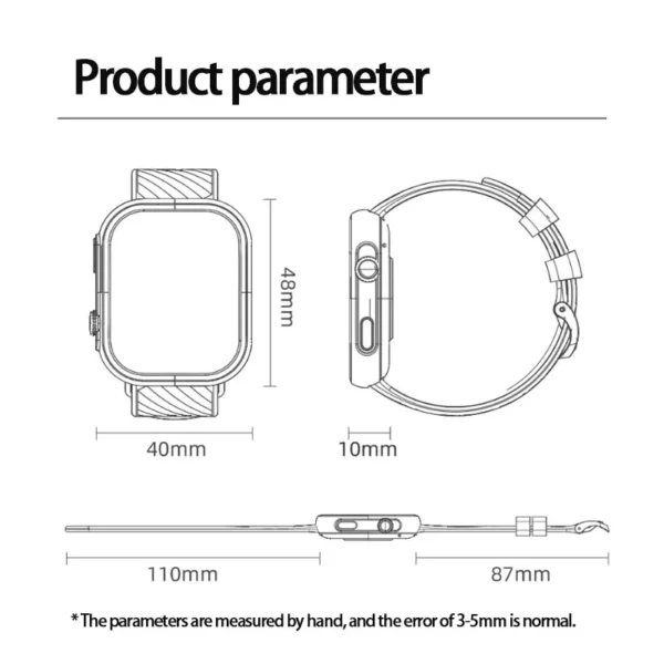 Awei Watch (H32) dimensions