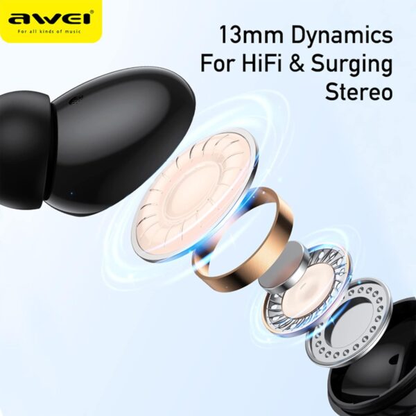 Awei Earphones (T61) Wireless driver