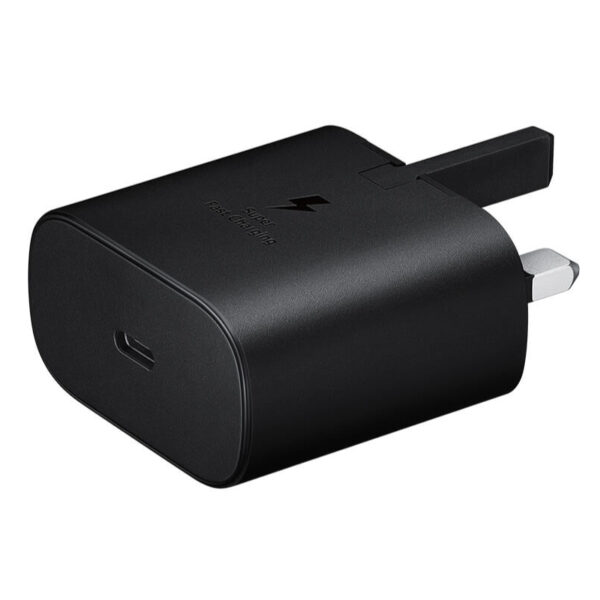 Samsung 25W Black Adapter side