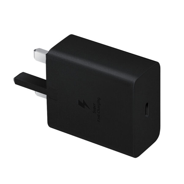 Samsung 45W Black Adapter Super-Fast Type C Charger side