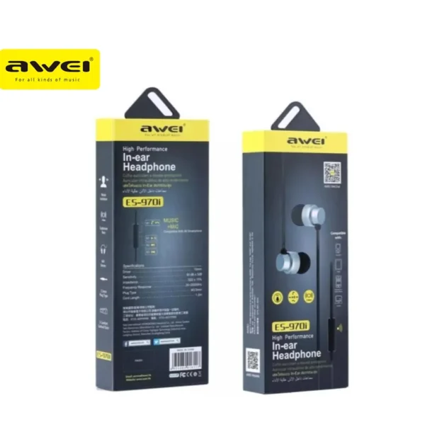 Awei Earphones with 3.5mm 970i model