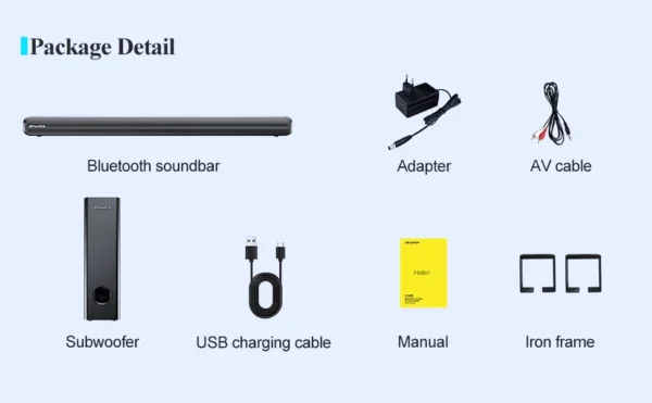 Awei Sound Bar (Y520) in box