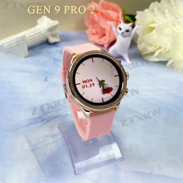 Gen 9 Pro2 Smartwatch pink straps